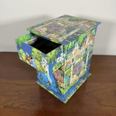 LOT 190D: Vintage Avon Miniature Mrs. PFE Albee Figurines w/ NIP Shadow Box Display Shelf & More