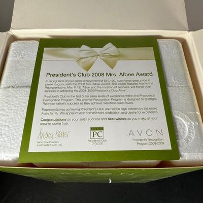 LOT 191D: Avon President’s Club Mrs. Albee Awards in Boxes 2003-2014