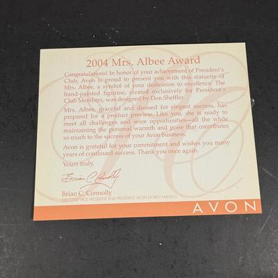 LOT 191D: Avon President’s Club Mrs. Albee Awards in Boxes 2003-2014