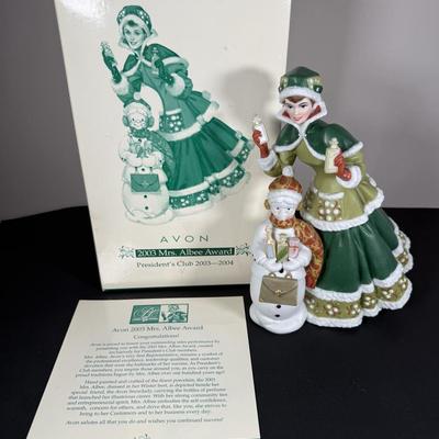 LOT 191D: Avon President’s Club Mrs. Albee Awards in Boxes 2003-2014