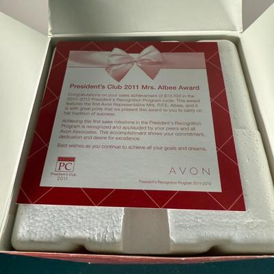 LOT 191D: Avon President’s Club Mrs. Albee Awards in Boxes 2003-2014