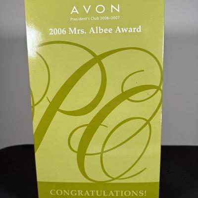 LOT 191D: Avon President’s Club Mrs. Albee Awards in Boxes 2003-2014