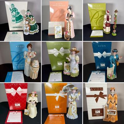LOT 191D: Avon President’s Club Mrs. Albee Awards in Boxes 2003-2014