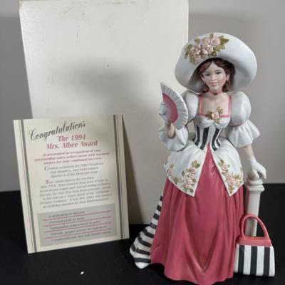 LOT 192D: Avon President’s Club Mrs. Albee Awards in Boxes 1990, 1994, 1996-2002