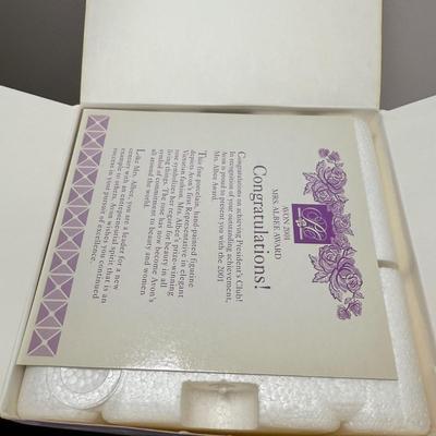 LOT 192D: Avon President’s Club Mrs. Albee Awards in Boxes 1990, 1994, 1996-2002