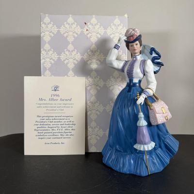 LOT 192D: Avon President’s Club Mrs. Albee Awards in Boxes 1990, 1994, 1996-2002