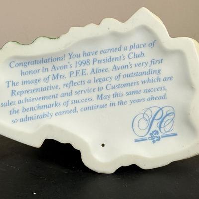 LOT 192D: Avon President’s Club Mrs. Albee Awards in Boxes 1990, 1994, 1996-2002