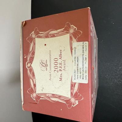 LOT 192D: Avon President’s Club Mrs. Albee Awards in Boxes 1990, 1994, 1996-2002
