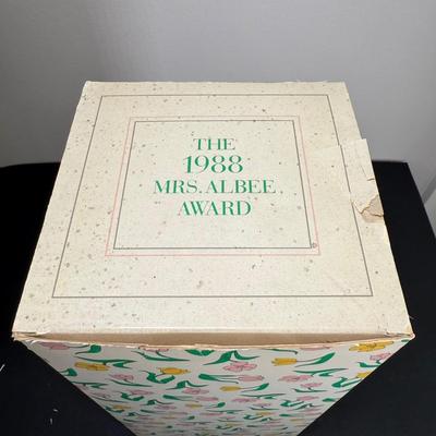 LOT 193D: Avon President’s Club Mrs. Albee Awards in Boxes 1996, 1988, 1991-1993