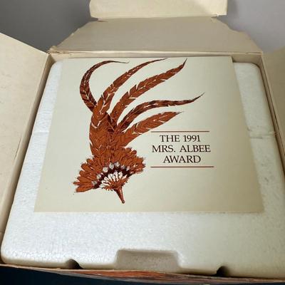 LOT 193D: Avon President’s Club Mrs. Albee Awards in Boxes 1996, 1988, 1991-1993