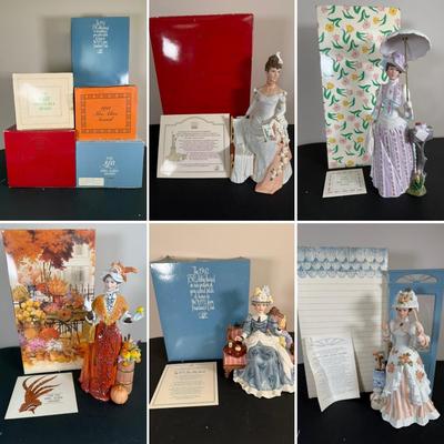 LOT 193D: Avon President’s Club Mrs. Albee Awards in Boxes 1996, 1988, 1991-1993
