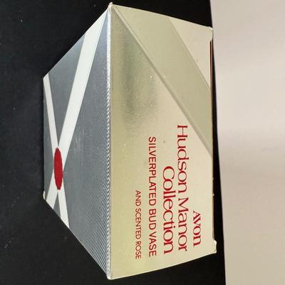 LOT 194D: Spring Time Avon Gifts & More in Boxes - Fresh Flower Salad Plates, Jessie Willcox Smith Collection Figurine, Vintage...