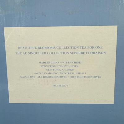 LOT 194D: Spring Time Avon Gifts & More in Boxes - Fresh Flower Salad Plates, Jessie Willcox Smith Collection Figurine, Vintage...