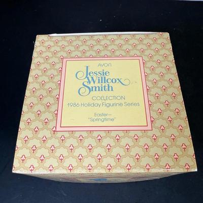 LOT 194D: Spring Time Avon Gifts & More in Boxes - Fresh Flower Salad Plates, Jessie Willcox Smith Collection Figurine, Vintage...