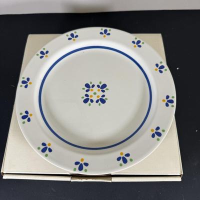 LOT 194D: Spring Time Avon Gifts & More in Boxes - Fresh Flower Salad Plates, Jessie Willcox Smith Collection Figurine, Vintage...