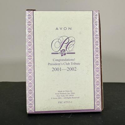 LOT 196D: Avon Mini Mrs PFE Albee Figurines w/ Cloche Displays & Boxes 2001-2002, 2004, 2007-2008 & 2009