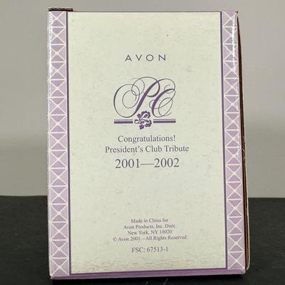 LOT 196D: Avon Mini Mrs PFE Albee Figurines w/ Cloche Displays & Boxes 2001-2002, 2004, 2007-2008 & 2009