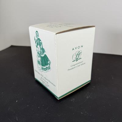 LOT 196D: Avon Mini Mrs PFE Albee Figurines w/ Cloche Displays & Boxes 2001-2002, 2004, 2007-2008 & 2009