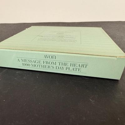 LOT 197D: Vintage Avon Mother’s Day Plates, A Child’s Christmas Plates, Aynsley England Pembroke Repro Bowl & Fork w/ More