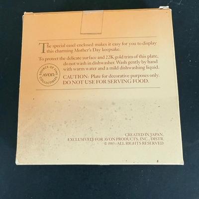 LOT 197D: Vintage Avon Mother’s Day Plates, A Child’s Christmas Plates, Aynsley England Pembroke Repro Bowl & Fork w/ More