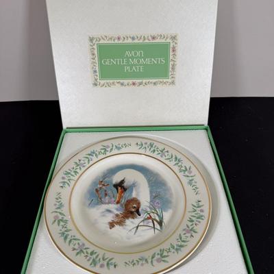 LOT 197D: Vintage Avon Mother’s Day Plates, A Child’s Christmas Plates, Aynsley England Pembroke Repro Bowl & Fork w/ More