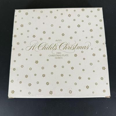 LOT 197D: Vintage Avon Mother’s Day Plates, A Child’s Christmas Plates, Aynsley England Pembroke Repro Bowl & Fork w/ More