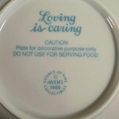 LOT 197D: Vintage Avon Mother’s Day Plates, A Child’s Christmas Plates, Aynsley England Pembroke Repro Bowl & Fork w/ More