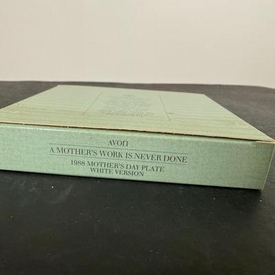 LOT 197D: Vintage Avon Mother’s Day Plates, A Child’s Christmas Plates, Aynsley England Pembroke Repro Bowl & Fork w/ More