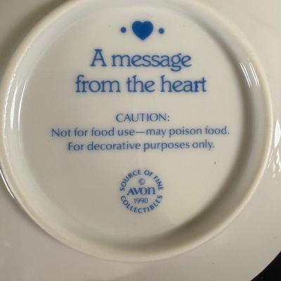 LOT 197D: Vintage Avon Mother’s Day Plates, A Child’s Christmas Plates, Aynsley England Pembroke Repro Bowl & Fork w/ More