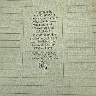 LOT 197D: Vintage Avon Mother’s Day Plates, A Child’s Christmas Plates, Aynsley England Pembroke Repro Bowl & Fork w/ More