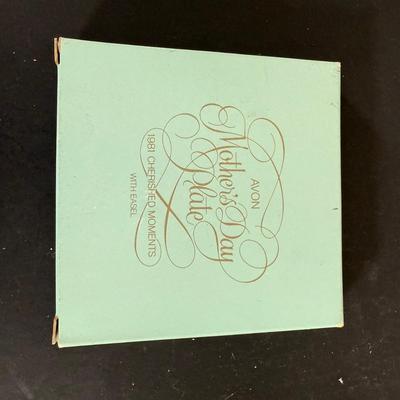 LOT 197D: Vintage Avon Mother’s Day Plates, A Child’s Christmas Plates, Aynsley England Pembroke Repro Bowl & Fork w/ More