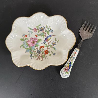 LOT 197D: Vintage Avon Mother’s Day Plates, A Child’s Christmas Plates, Aynsley England Pembroke Repro Bowl & Fork w/ More