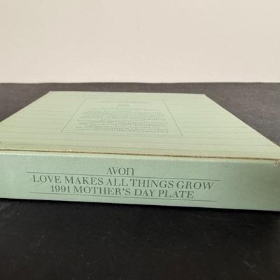 LOT 197D: Vintage Avon Mother’s Day Plates, A Child’s Christmas Plates, Aynsley England Pembroke Repro Bowl & Fork w/ More