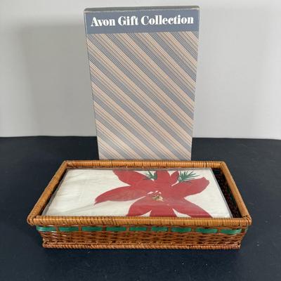 LOT 198D: Christmas Gifts & Home Decor - Avon, Homco Denim Days Santa, Lenox, Norman Rockwell & More
