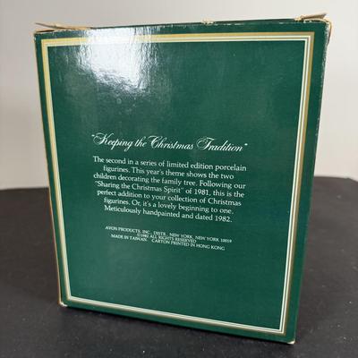 LOT 198D: Christmas Gifts & Home Decor - Avon, Homco Denim Days Santa, Lenox, Norman Rockwell & More