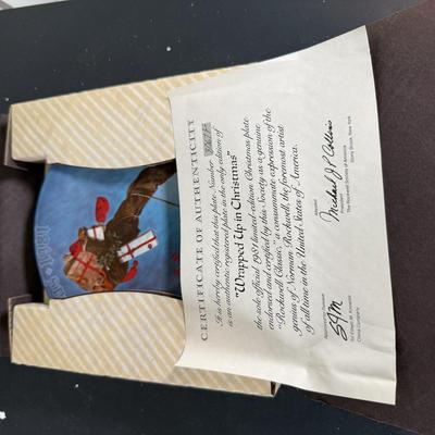 LOT 198D: Christmas Gifts & Home Decor - Avon, Homco Denim Days Santa, Lenox, Norman Rockwell & More