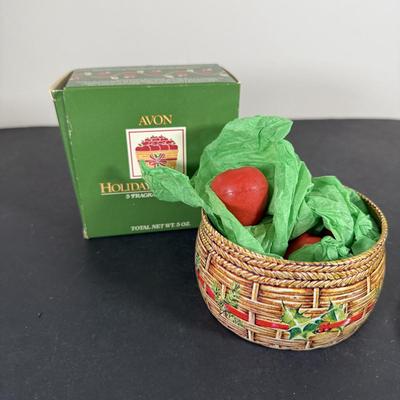 LOT 198D: Christmas Gifts & Home Decor - Avon, Homco Denim Days Santa, Lenox, Norman Rockwell & More