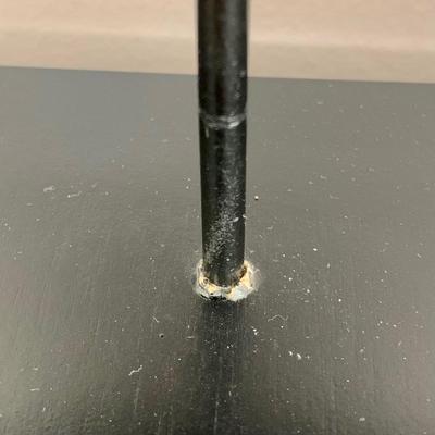 LOT 201 M: Signed & Stamped Stoneware Pitcher, MCM Marbled Swirl Blown Glass Jar, Baldwin Brass Candlestick Holder, Coppercraft Guild...