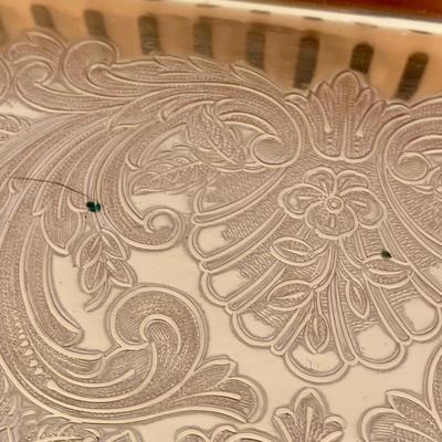 LOT 201 M: Signed & Stamped Stoneware Pitcher, MCM Marbled Swirl Blown Glass Jar, Baldwin Brass Candlestick Holder, Coppercraft Guild...