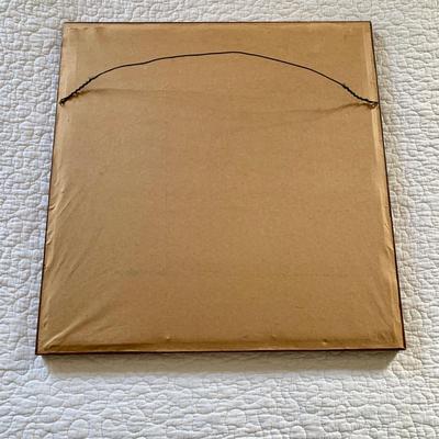 LOT 202 M: Framed, & Signed Paintings: Oil Paint on Canvas, Covered Bridge by Florence Balentine 1969 & Watercolor, Tree in Winter