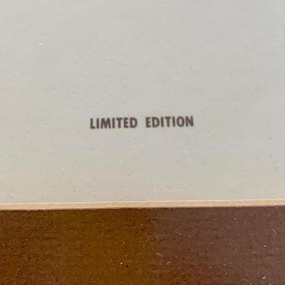 LOT 203 M: Framed Lithograph of Notre Dame High School; Moylan, Pennsylvania 1935 - 1981 by L. S. Leopold & Numbered Limited Edition