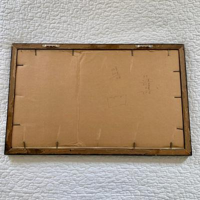 LOT 203 M: Framed Lithograph of Notre Dame High School; Moylan, Pennsylvania 1935 - 1981 by L. S. Leopold & Numbered Limited Edition