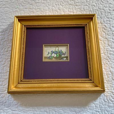 LOT 204 M: Floral Framed Wall Decor: Signed & Numbered Huntsberger Print & More