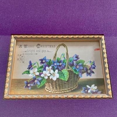 LOT 204 M: Floral Framed Wall Decor: Signed & Numbered Huntsberger Print & More