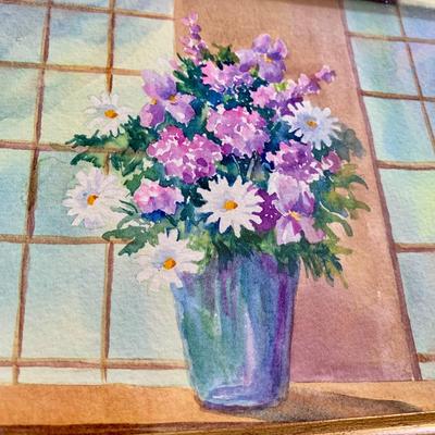 LOT 207 M: Framed & Signed Watercolor Paintings by C. E. Murphy