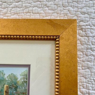 LOT 207 M: Framed & Signed Watercolor Paintings by C. E. Murphy