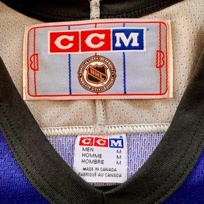 LOT 208 M: Tampa Bay Lightning Hockey Jersey's: 2 Semi-Pro Jerseys w/ Tags Size Medium, Karl Dykhuis #14 Size Medium, & More