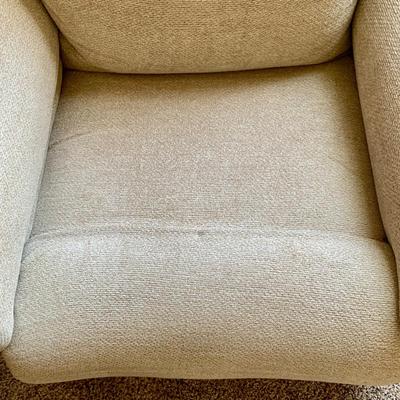 LOT 213 M: Tan Rocking Recliner