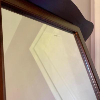 LOT 216 M: 1980's Cherry Wood Powell Queen Anne Flip-Top 8 Drawer Jewelry Armoire