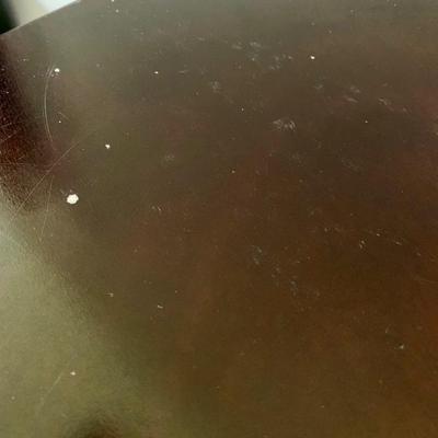 LOT 216 M: 1980's Cherry Wood Powell Queen Anne Flip-Top 8 Drawer Jewelry Armoire